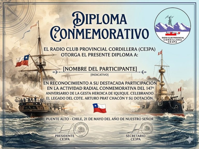 Diploma Gesta Heroica de Iquique 2023