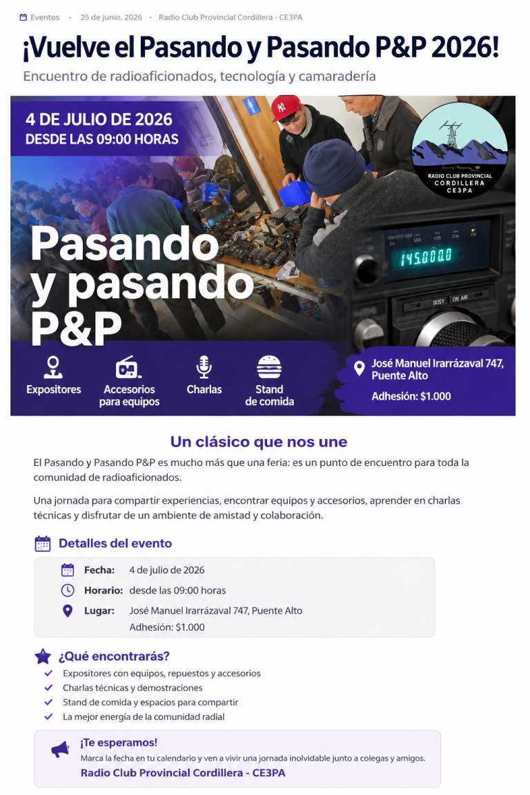 Pasando y Pasando 2026
